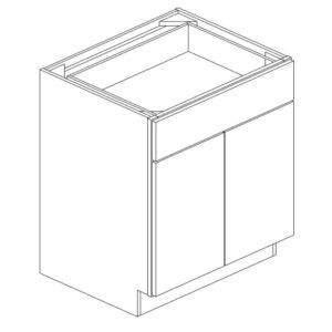 Tradesman Collection Shaker White Base Door And Drawer