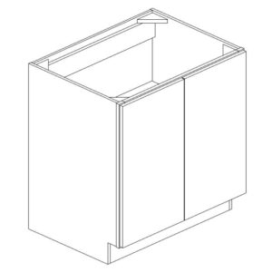 Tradesman Collection Shaker White Base Full Height Door