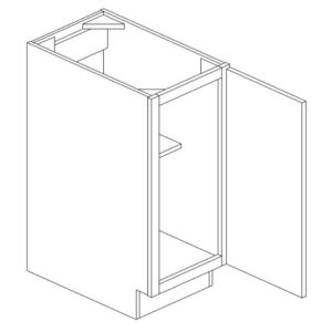 Tradesman Collection Shaker White Base Full Height Door